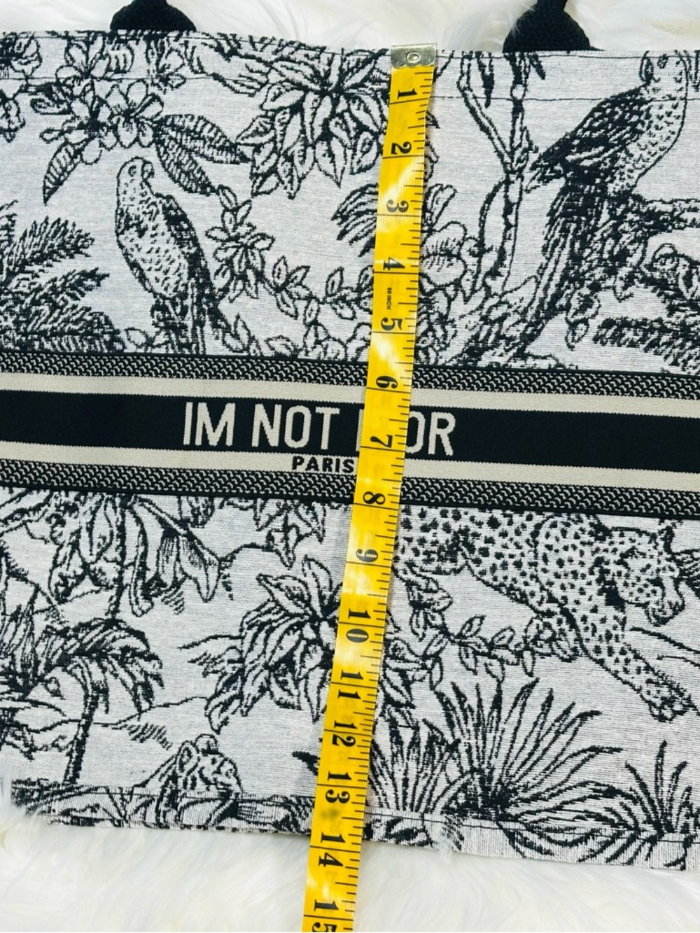 Black & White Tote Bag - Picture 8 of 8